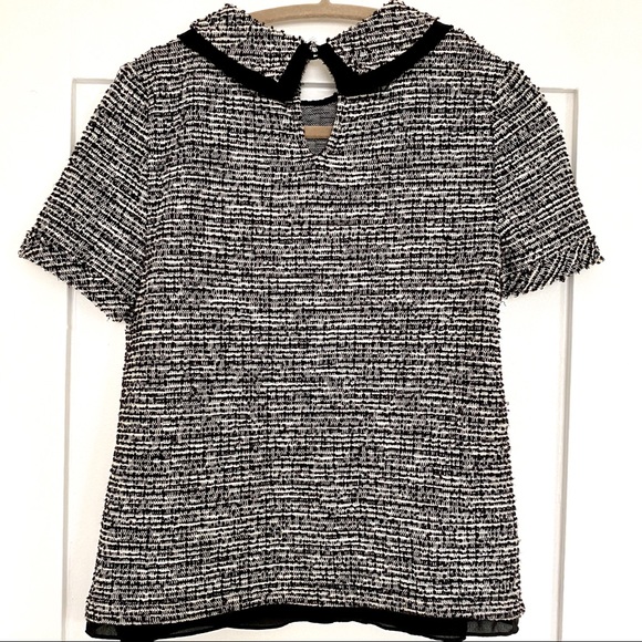 Anthropologie Boucle Collar Top - Picture 2 of 7